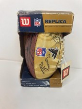 Atlanta Falcons Signed Autographed Authentic NFL Football Nobis Tuggle +
