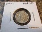 1941-D MERCURY DIME UNC     WX