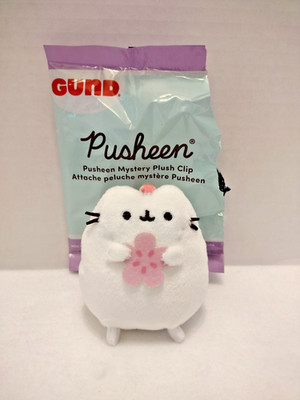 Pusheen SPRING FLOWER WHITE Mini Plush Opened Mystery Clip 2026 GUND