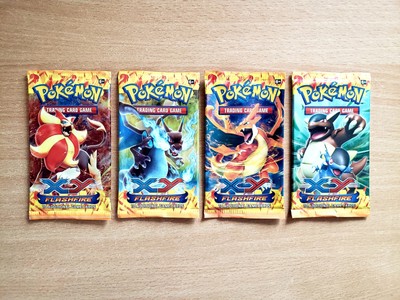 Pokémon Booster Packs XY Flash Fire Artwork Set Mega Charizard EX Glurak LEER