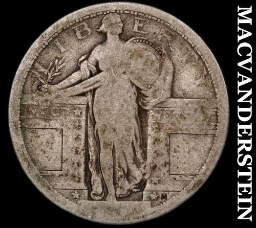 1917 Standing Liberty Quarter Type 1- Silver- Scarce Better Date #J4365