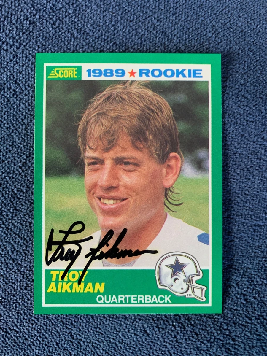 Troy Aikman Football SCORE Sports Trading Cards for sale | eBay
