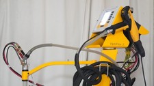 GEMA OptiFlex 2 B Powder coating system and gun box fed refurbished