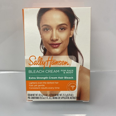 #ad Sally Hansen Extra Strength Bleach cream Complete Kit For Body And Face $20.88