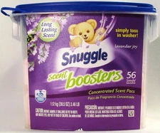 Snuggle Scent Boosters In-Wash Laundry Scent Pacs Lavender Joy 56 Count