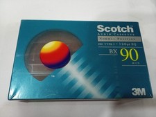 Scotch BX90 Blank Cassette Tape New & Sealed