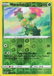Maractus 007/202 Sword & Shield Base Set Reverse Holo