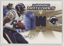 2006 SPx Winning Materials Veteran Antonio Gates #WMV-AG HOF 2u3