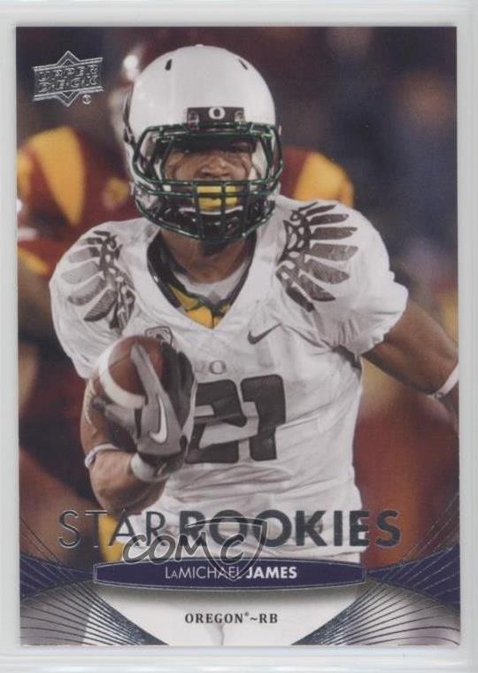 2012 Upper Deck Star Rookies LaMichael James #107 Rookie RC 2s8