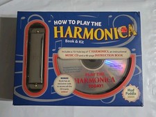How to Play the Harmonica Book, Kit with Music CD, 48-Pages instruction Book NEW