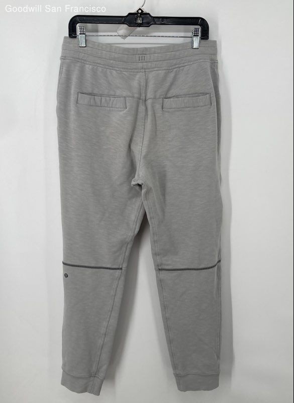 Lululemon Men Gray Drawstring Pull On Pockets Ath… - image 2
