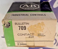 NEW - Allen Bradley Z34040 Bulletin 709 Contact Kit Size 3 Series K