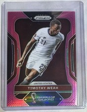 Timothy Weah 2022 Prizm FIFA World Cup Prizms Pink #207 United States Team USA