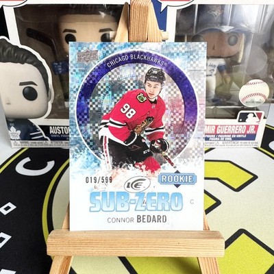 2023-24 Upper Deck Ice Connor Bedard #SZ-70 /599 Rookie RC Chicago Blackhawks