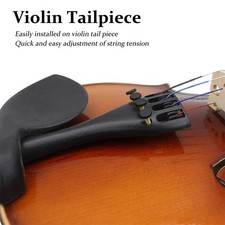Violin Tailpiece 4 Fine Tuners 4/4 Carbon Fiber Fiddle Tailgut Parts WT