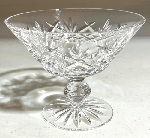 Waterford Crystal Innisfree 6" Footed Candy Dish Bowl Compote Vintage
