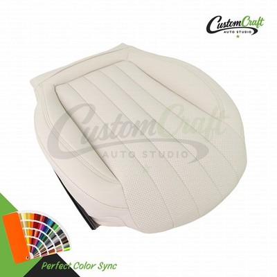 2017 2018 For Mercedes Benz E300 Front Driver Bottom Perforated Seat Cover Tan