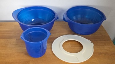 Tupperware Combi Plus Set Rührschüssel Sieb Messbecher
