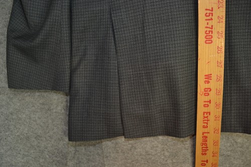 Peter Millar Blazer Jacket Pure Wool Mens Size 44 T Gray Microcheck Sport Coat - Picture 20 of 20