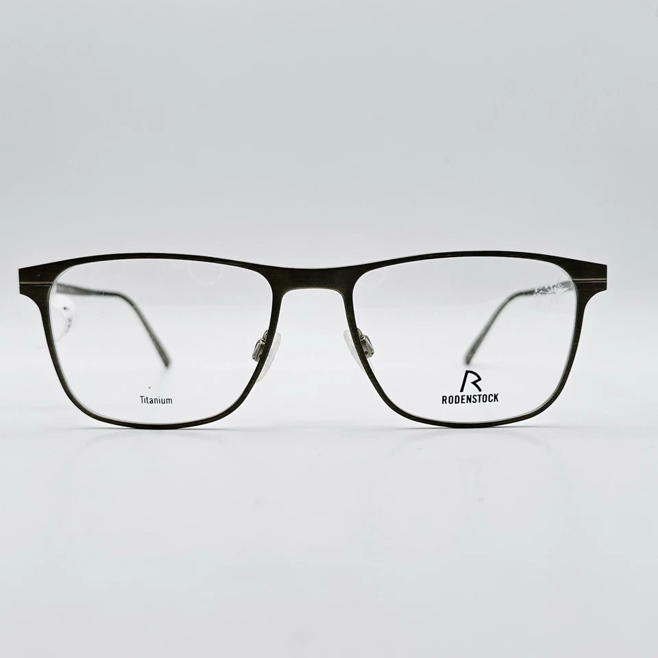 Gafas Rodenstock Hombres Damas Angulares Gris Titan Masters Selection Nuevas Foto 2 de 4