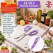Universal Scissors Professional Stainless Steel Superb Quality 15 in 1 Tool