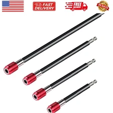 Drill Bit Extension Set, 4Pcs Magnetic Drill Screwdriver Bit Holder Bar Chuck...