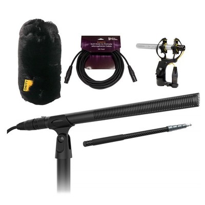 Deity S Mic 3 Black Shotgun Microphone with Boom Pole Bundle
