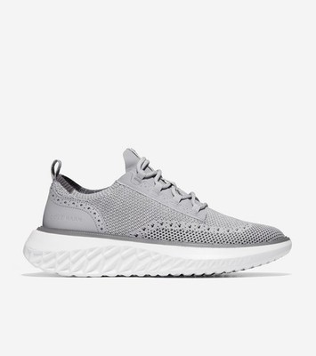 Cole Haan C37051 Size 10.5 Zerogrand WFA Stitchlite Sneakers Microchip/White