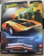  Hot Wheels Hammer Drops Car Culture Lancia Stratos Zero Premium Real Riders