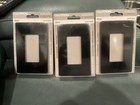 3 Pack Lutron Claro Wallplate Single Gang CW-1-BL Black New