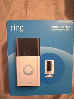 #ad #ad This is a Ring Starter Set with Battery Doorbell and Indoor Cam 2nd Gen . $100.00
