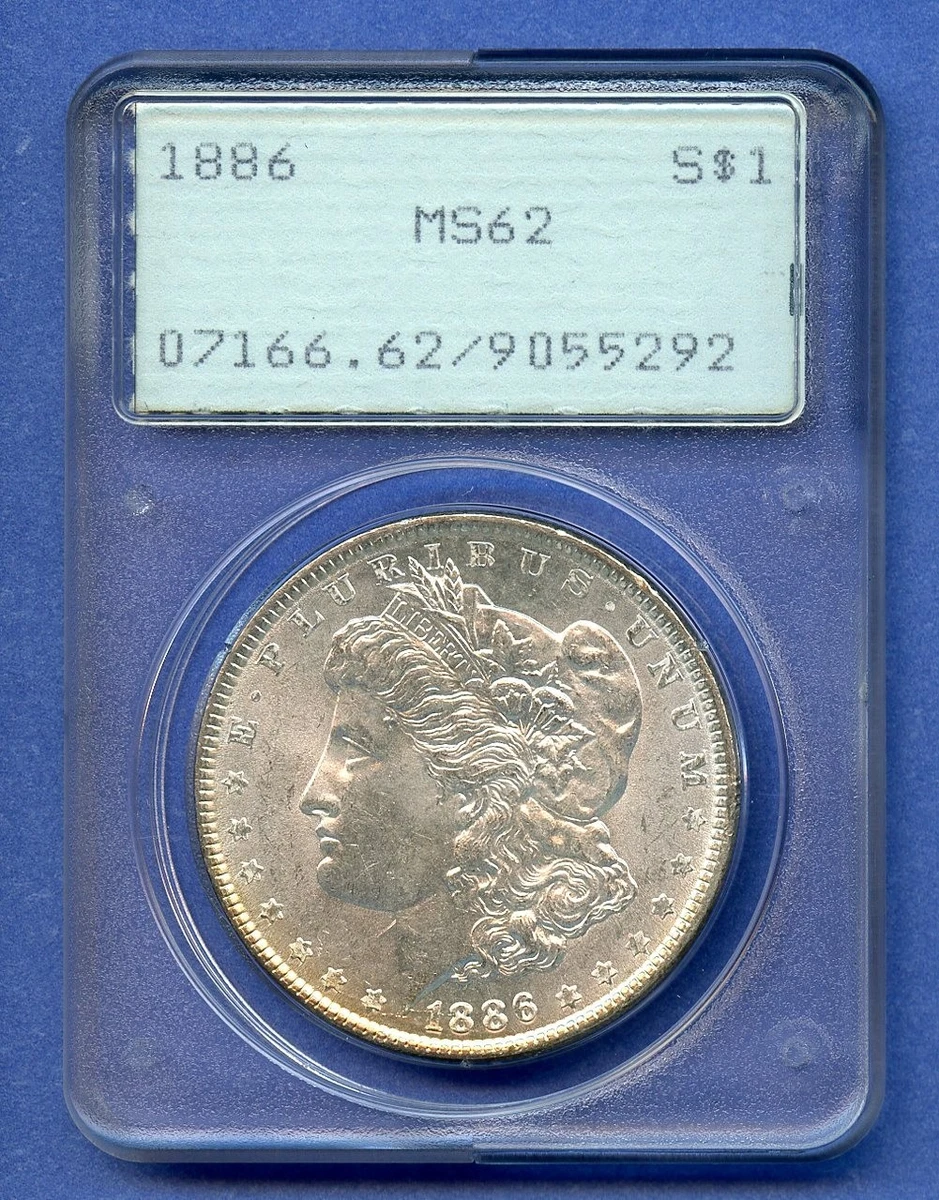 MS 62 Graded 1886 Year Morgan US Dollars (1878-1921) for sale | eBay