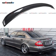Sport Heckspoiler Lippe Carbonfaserfarbe Passend für Mercedes E W211 Limo 03-08