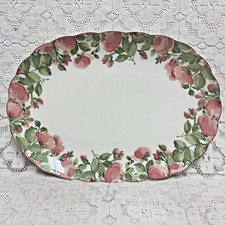 Nikko Precious Oval Serving Platter 13 Pink F...