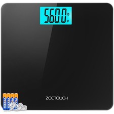 Heavy Duty Bathroom Scale 560lbs Extra Wide P...