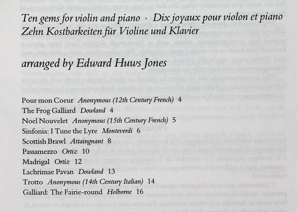The Young Violinists Early music Collection arr. Edward Huws Jones - Image 2 of 2