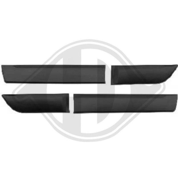 1X Zier /Schutzleistensatz Diederichs 4561120 FüR Renault FahrzeugtüR Hinten Lin-image