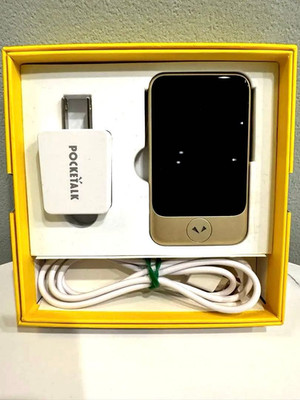 SourceNext Pocketalk S Gold Voice Text Translator WiFi Model 74 Sprachen Japan