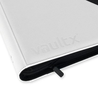 Vault X Exo-Tec Zip Binder XXL SV10.5 16 Pocket Black Bolt White