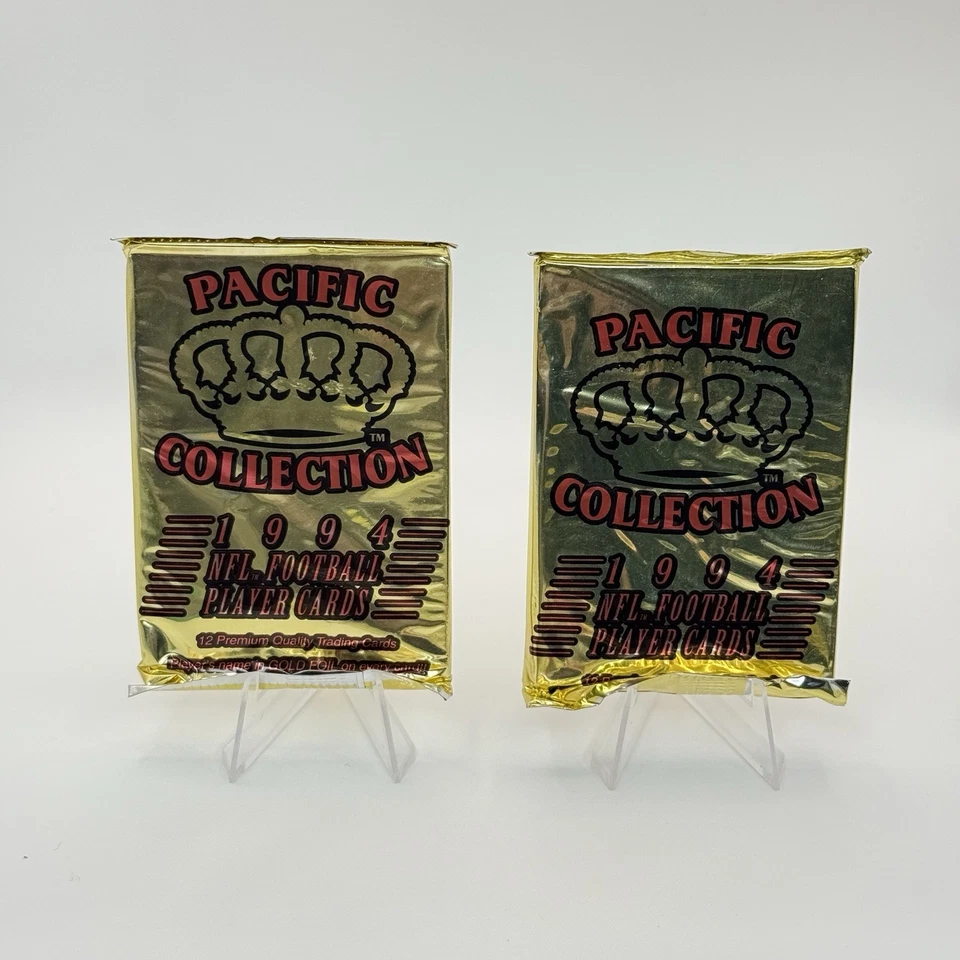 1994 Pacific Crown Collection Football 12 Card Pack x 2 = 24 Cards per lot - Image 2 of 4