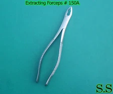 Dental Tooth Extracting Forceps # 150A w/ Serrated Jaws