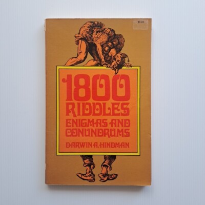 1800 Riddles, Enigmas and Conundrums Paperback Book Darwin Alexander Hindman