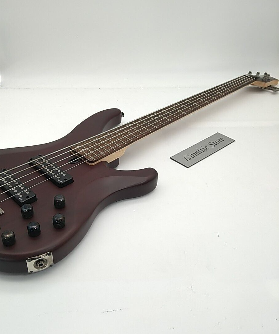 YAMAHA TRBX505 TBR 5-String Electric Bass Guitar Brown Japan