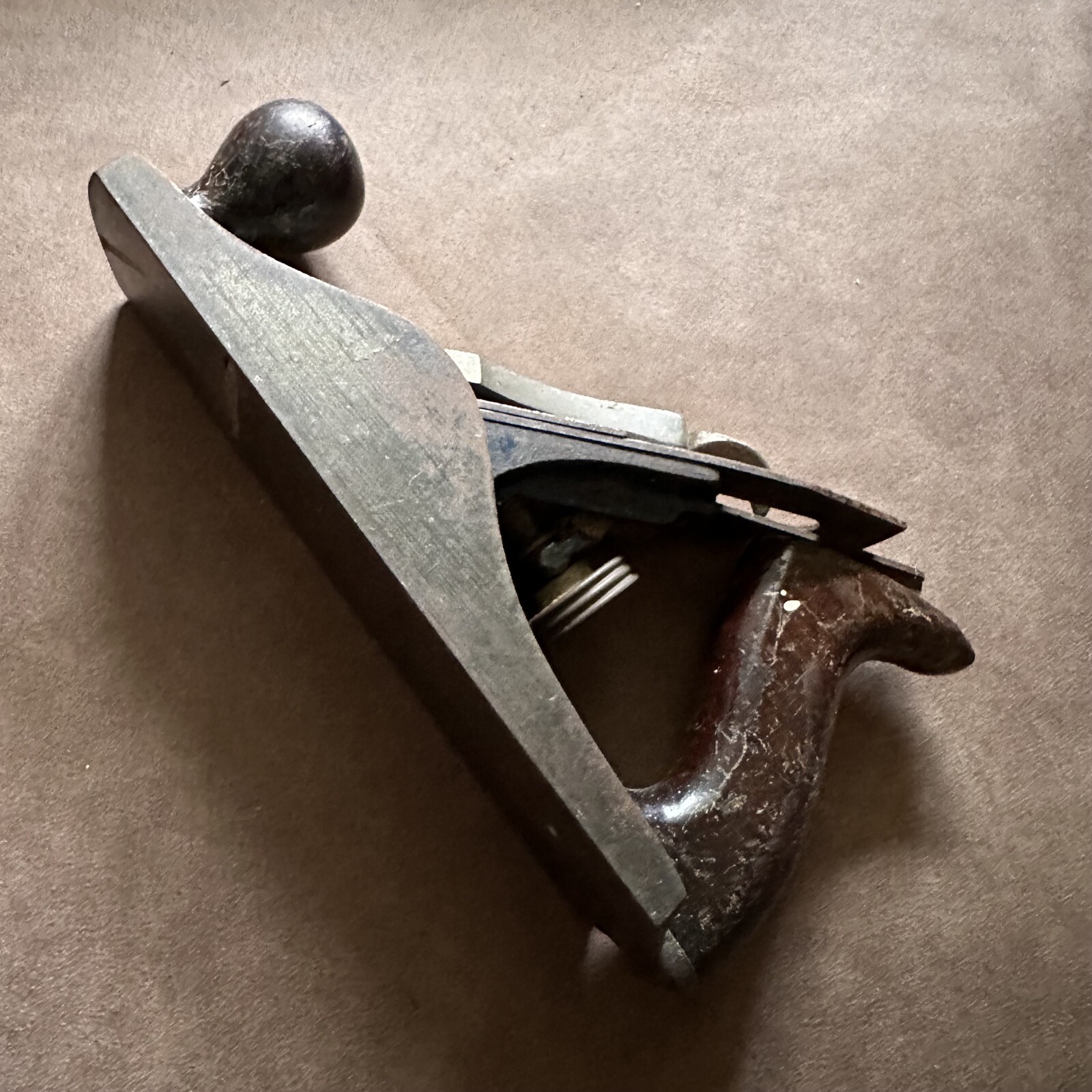 VINTAGE RECORD NO.03 SMOOTH HAND PLANE 1 3/4" IRON TOOL MADE IN ENGLAND