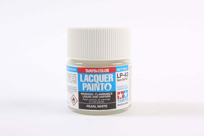 邦楽 OIL LACQUER LP Tamiya 82143 LP-43 Pearl White Lacquer Paint 10ml TAM82143