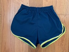 Vintage 60s 70s Blue Yellow Jantzen Swim Trunks Size 34