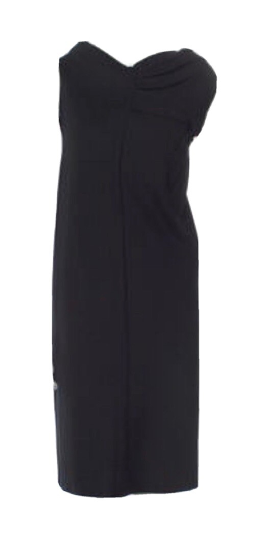 jil sander black dress Cowl Neck Knee-Length Size: US4, FR36 Waist:38 and artistry label_bestseller Fashion Nova | Dresses
