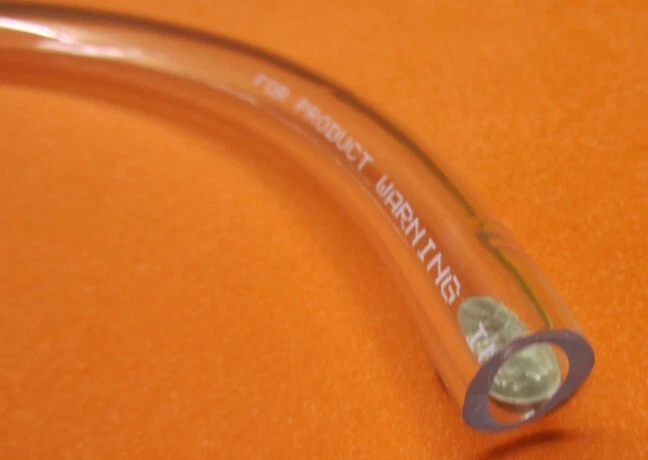 PVC Tubing, Clear, 3/4" OD x 1/2" ID x 1/8" Wall x 50 Foot Coil - Image 3 of 4