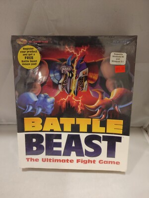 Battle Beast The Ultimate Fight Game Big Box IBM PC Game Sealed New box ...