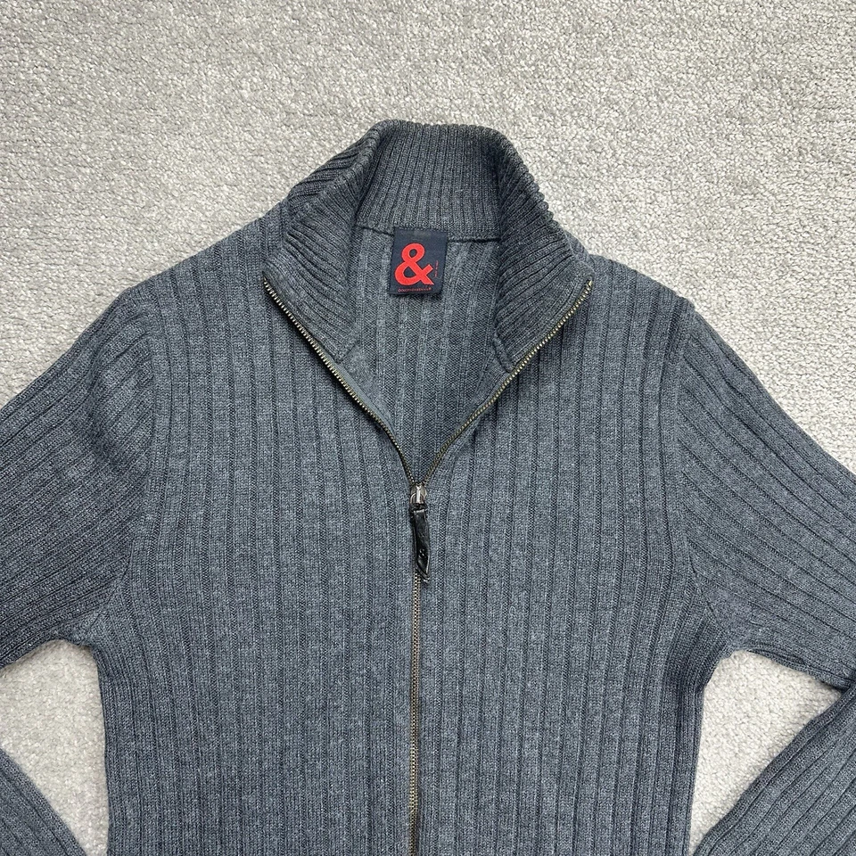 DOLCE & GABBANA Damen Wolle Strickjacke 50 Pullover Sweater Cardigan 18112 Grau - Bild 2 von 4
